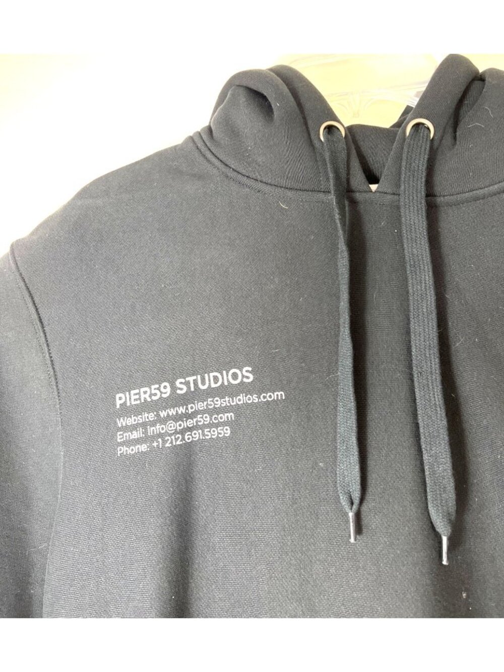 Sport-Tek Black Hoodie Pier59 Studios XL Graphic Pullover 73d - Picture 2 of 7